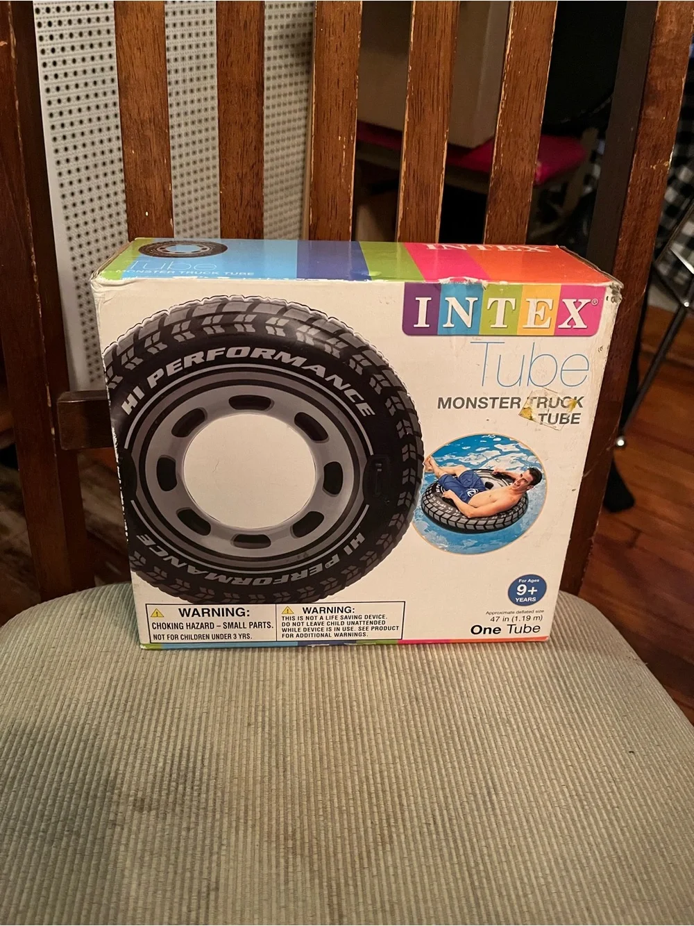 Intex Pool Float of Monster Truck Wheel 9+
